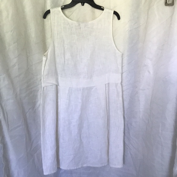 Sweet Jessie Linen 100% midi dress Sz S - Picture 8 of 11